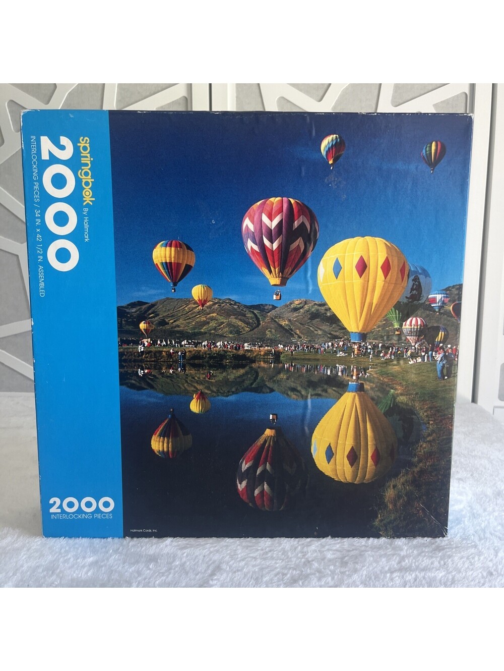HOT AIR BALLOON JIGSAW PUZZLE! Vintage Springbok Hallmark 2000 Piece
